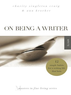 cover image of On Being a Writer
